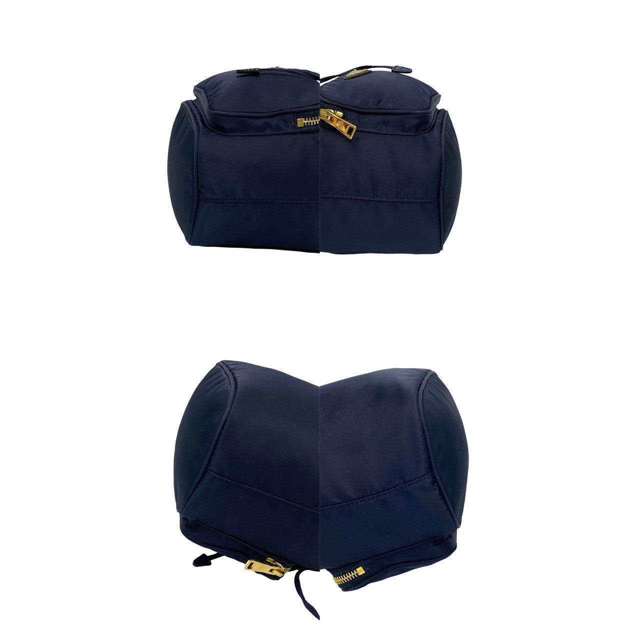 PRADA Shoulder Bag Nylon Navy