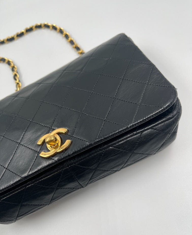 Vintage Black Chanel Flap Bag