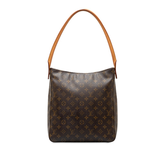 Brown Louis Vuitton Monogram Looping GM Shoulder Bag