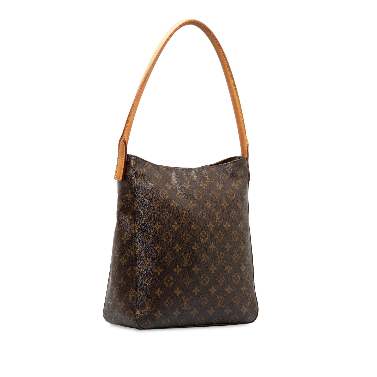 Brown Louis Vuitton Monogram Looping GM Shoulder Bag