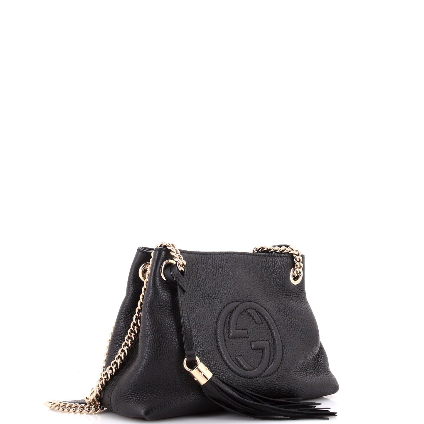 Soho Chain Strap Shoulder Bag Leather Mini