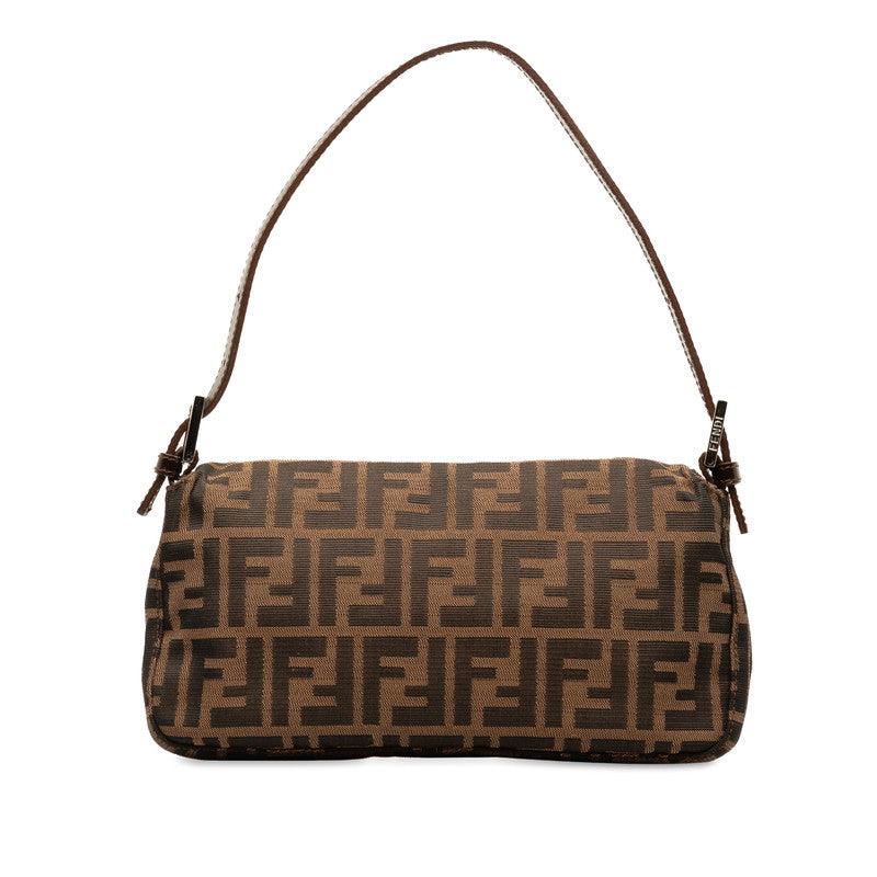 FY ZUCKA MANMABACKET HANDBACK 26242 Brown canvas leather ladies FENDI