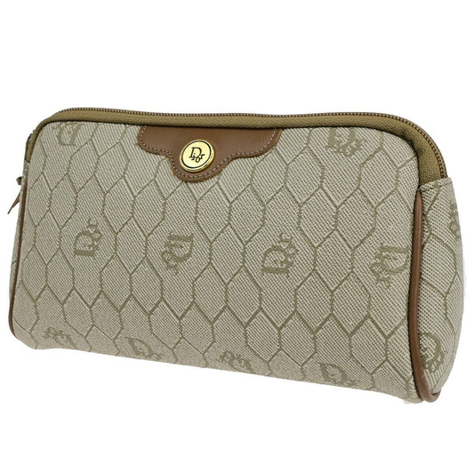 Dior Honeycomb  Canvas Clutch Bag ()