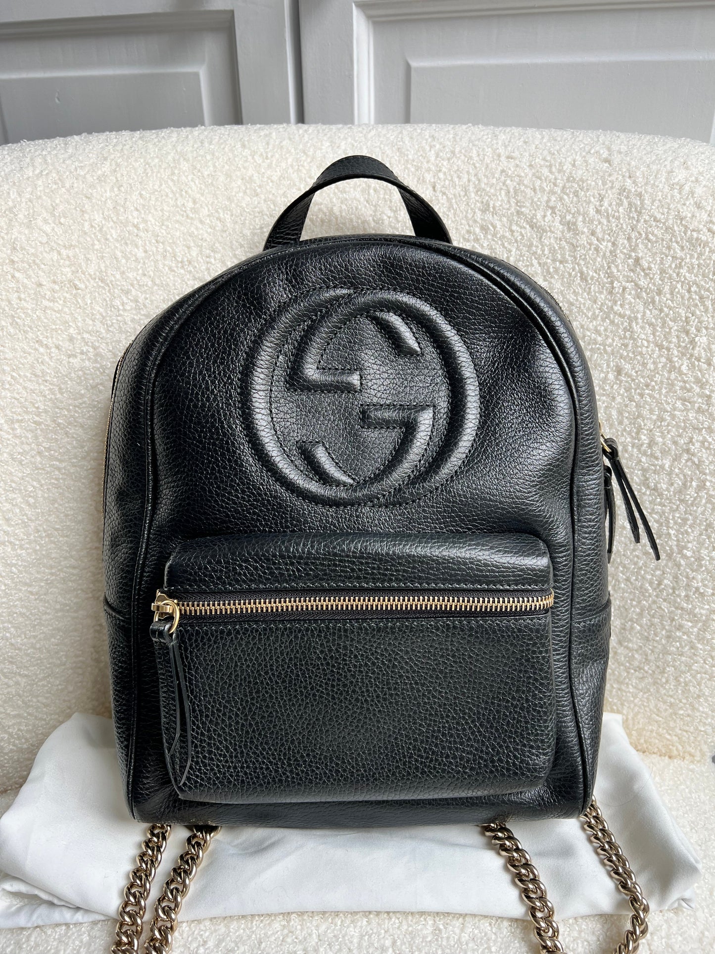 Gucci GG Black Soho Backpack