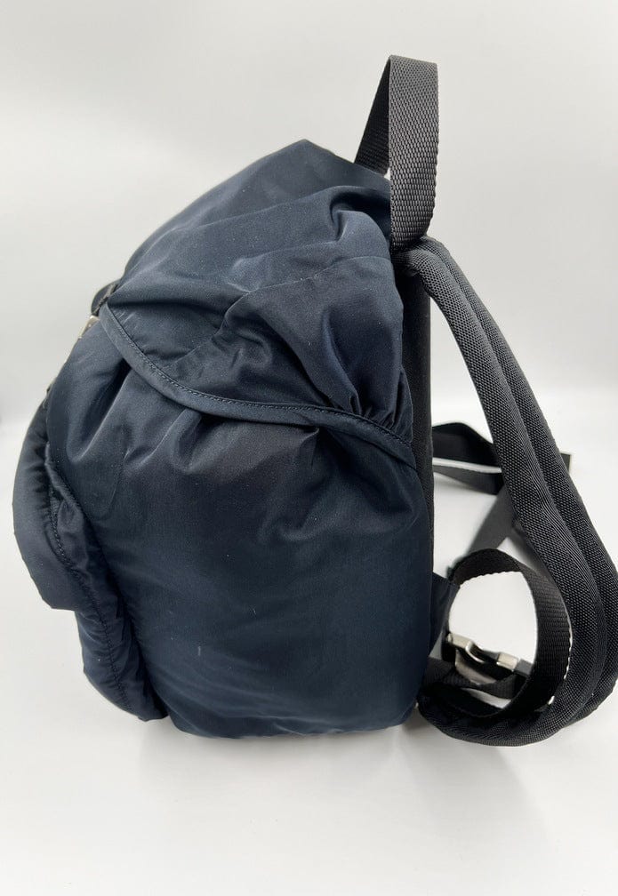 Prada Navy Nylon Backpack