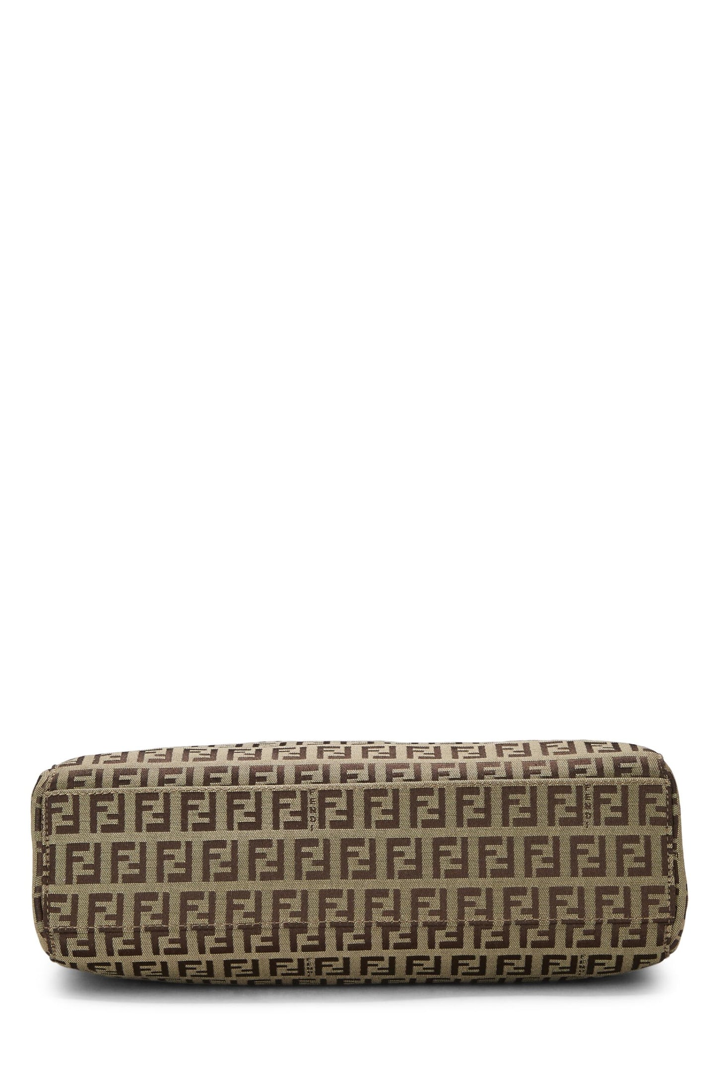 Fendi,  Brown Zucchino Canvas Tote Small, Brown