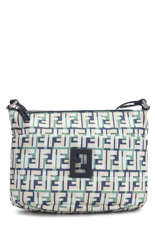 Fendi,  Multicolor Nylon Zucchino Shoulder Bag, Multi