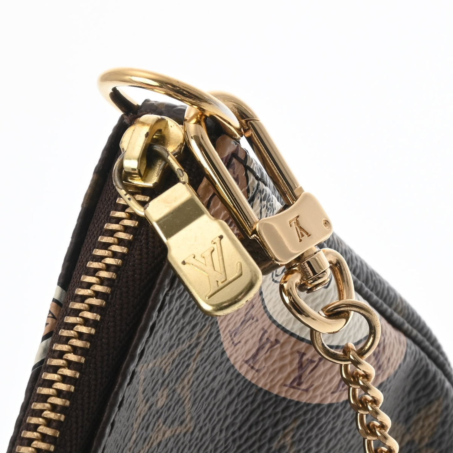 Louis Vuitton Pochette Accessoires  Canvas Shoulder Bag ()