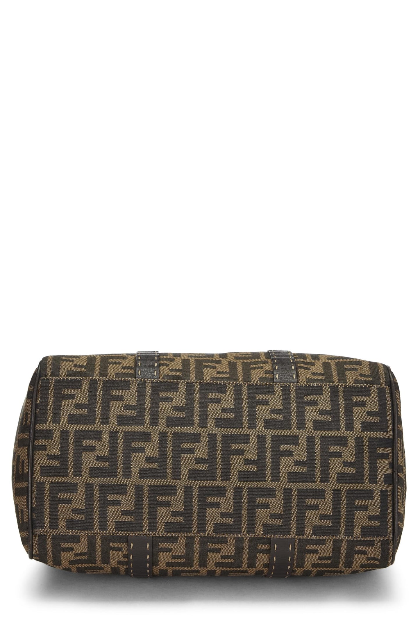 Fendi,  Zucca Canvas Selleria Handbag Medium, Brown