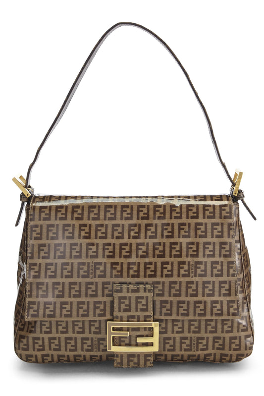 Fendi,  Brown Zucchino Vinyl Mama, Brown