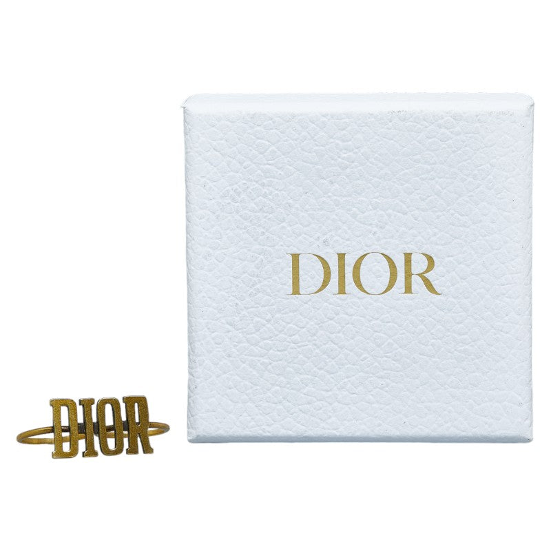 ディオール ロゴ リング 指輪 ゴールド メッキ レディース Dior 【中古】｜【銀座パリス】 楽天市場店