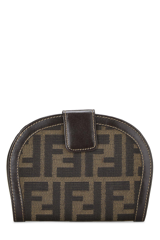 Fendi,  Brown Zucca Canvas Wallet, Brown