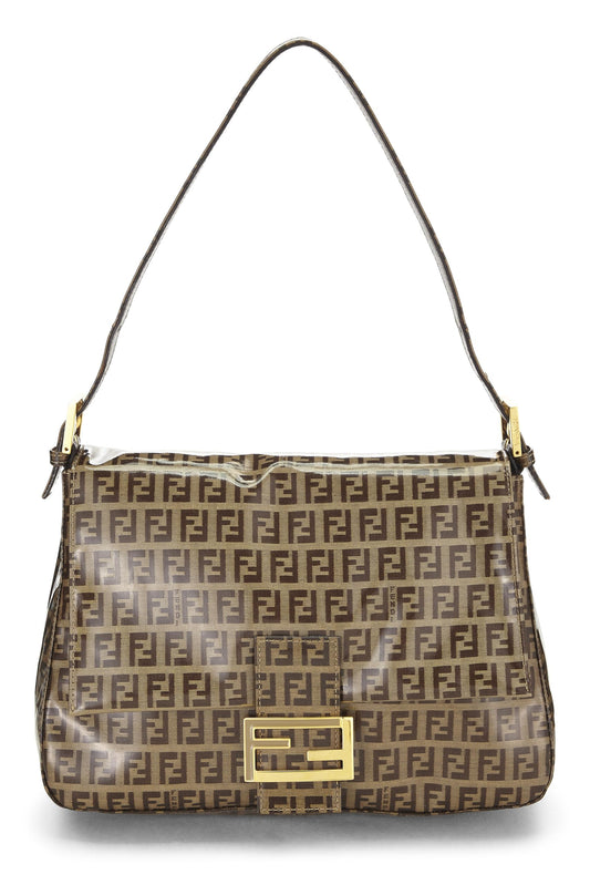 Fendi,  Brown Zucchino Vinyl Mama, Brown