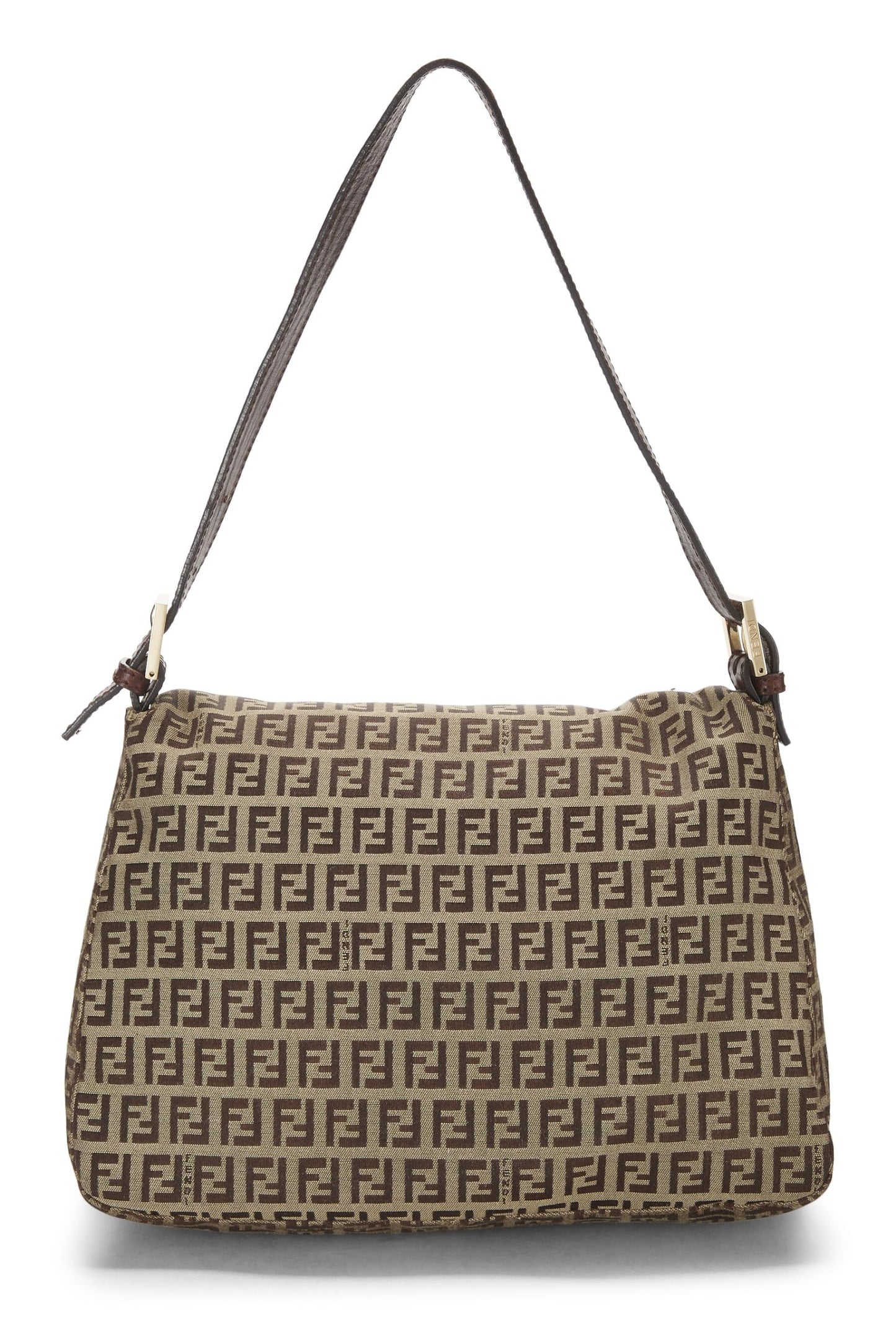 Fendi,  Brown Zucchino Canvas Mama, Brown