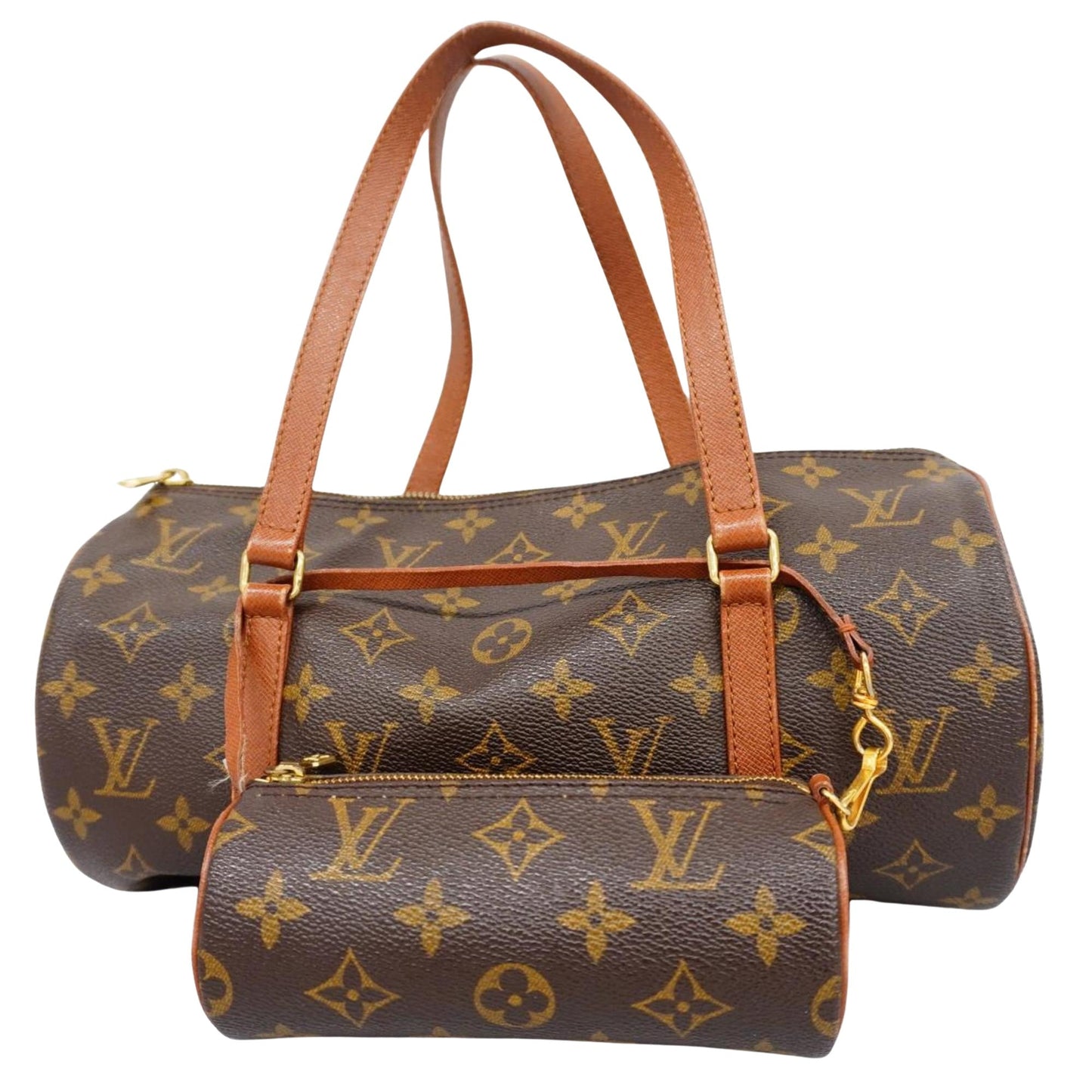 Louis Vuitton Papillon  Canvas Shoulder Bag ()