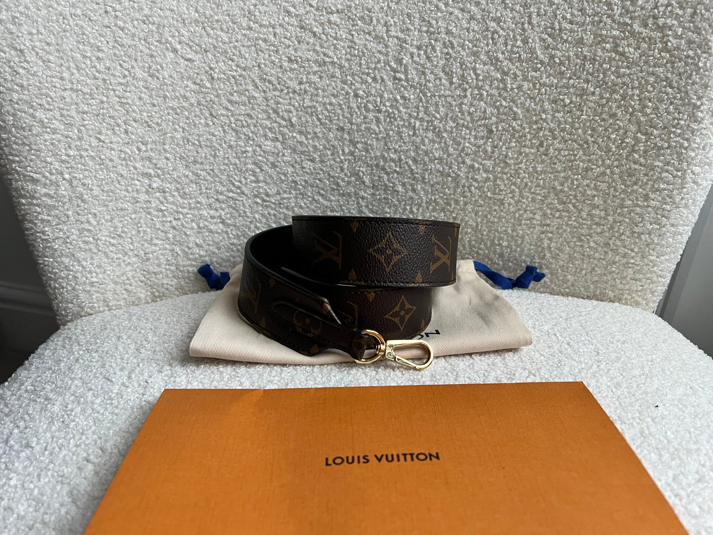 Louis Vuitton Bandouliere Monogram Leather Shoulder Strap (RRP £395)