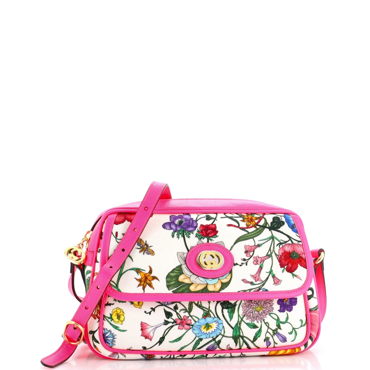 Shoulder Bag Flora Canvas Small