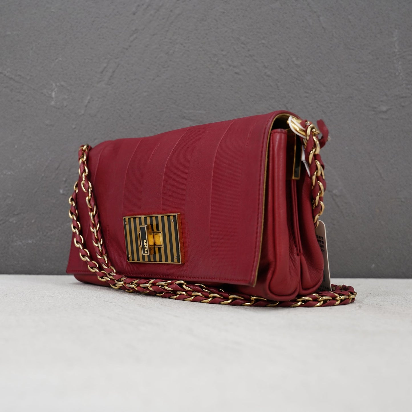 Fendi Leather Claudia Crossbody Bag - '10s