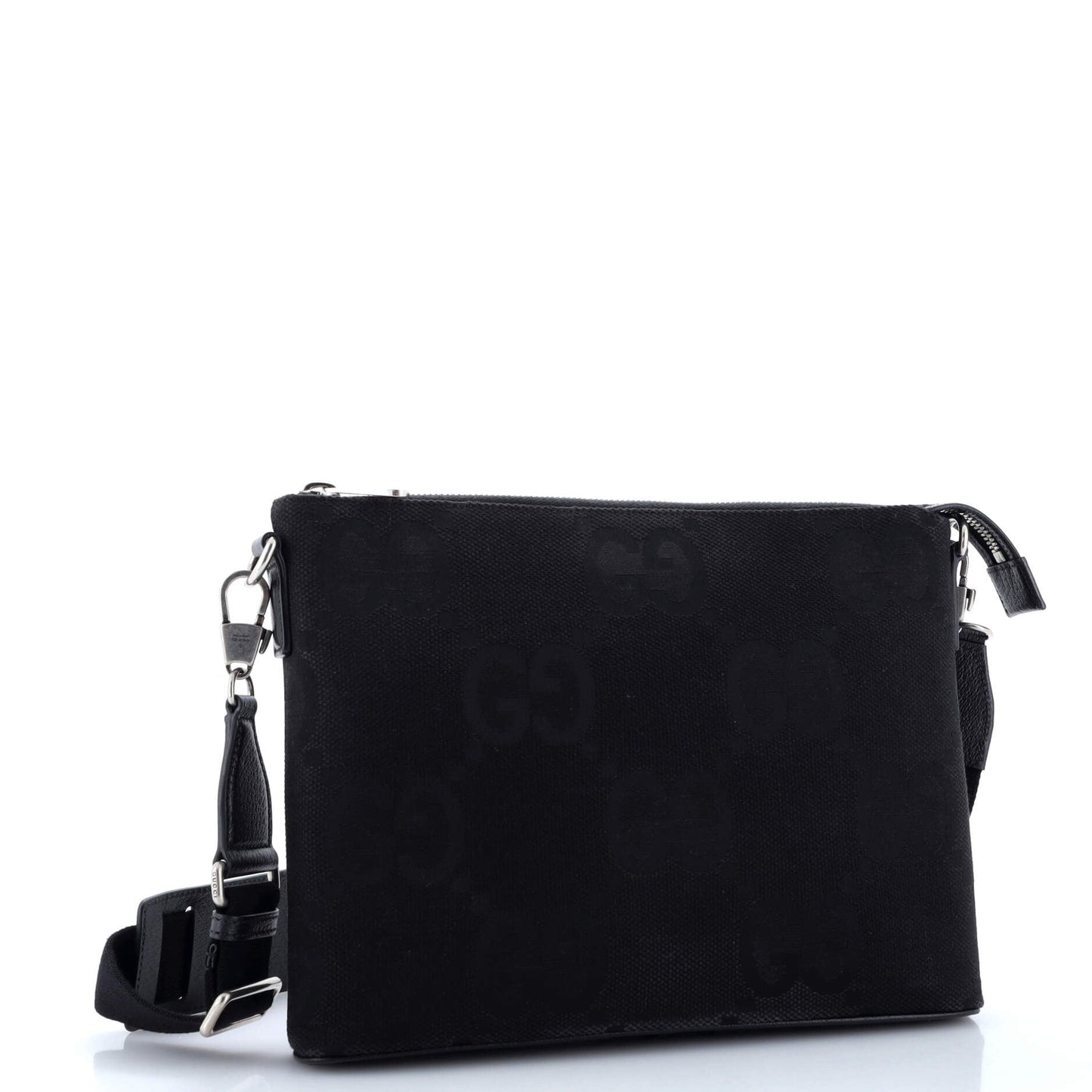 Zip Messenger Bag Jumbo GG Canvas