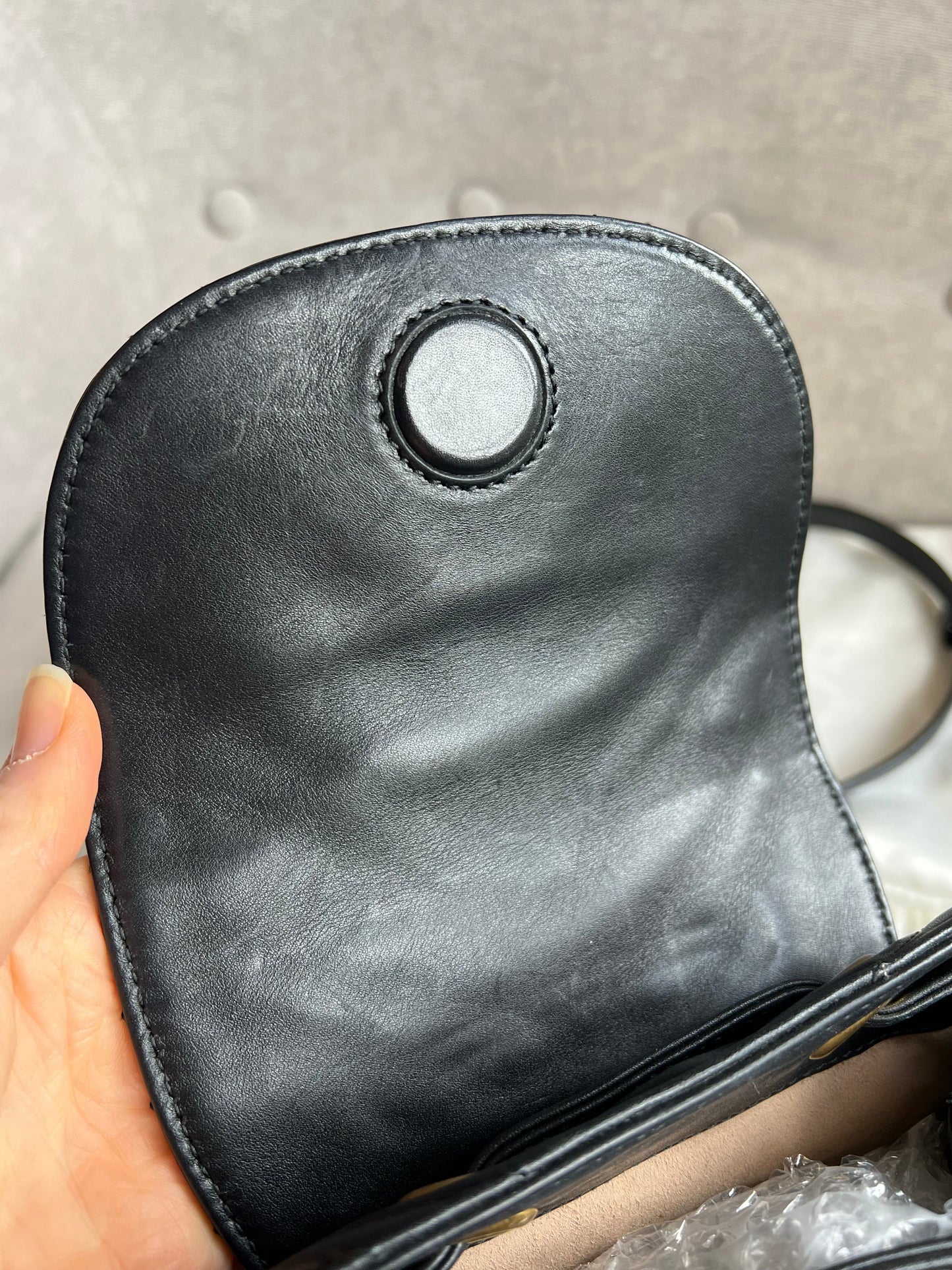 Gucci GG Black Mini Marmont Backpack