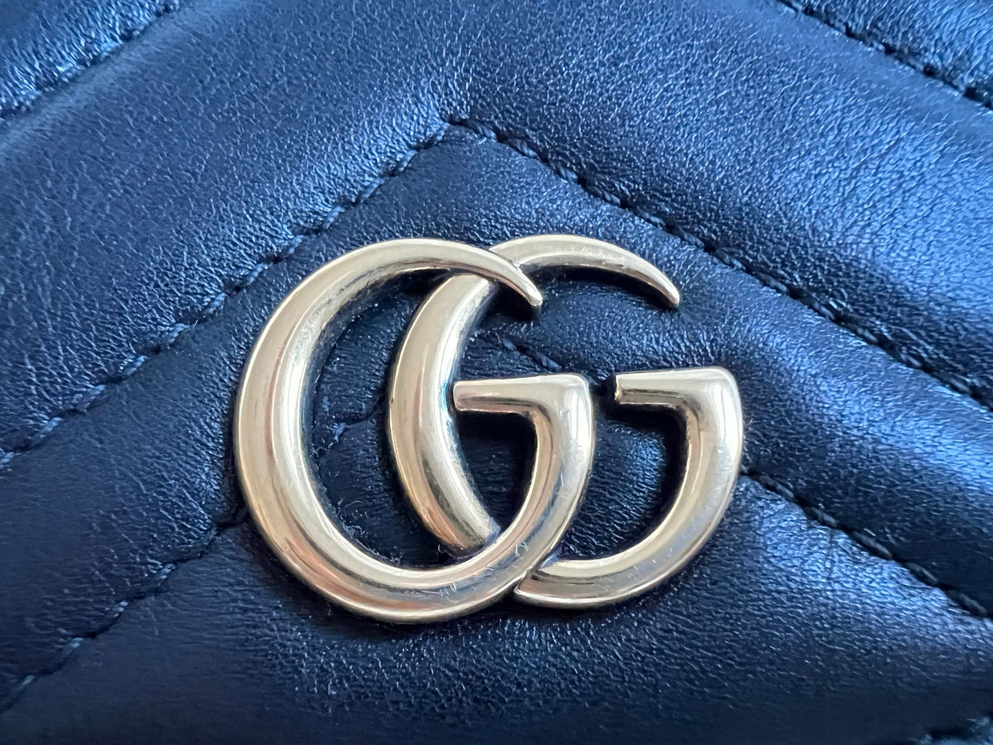 Gucci GG Black Mini Marmont Backpack