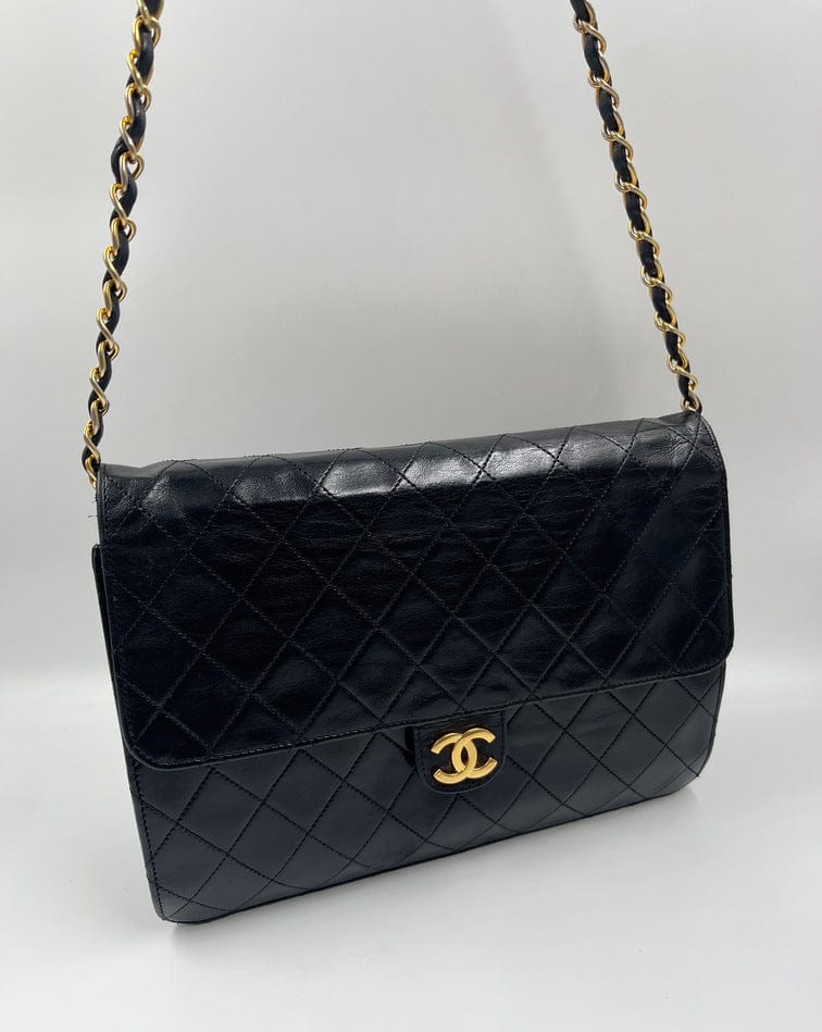 Vintage Black Chanel Flap Bag