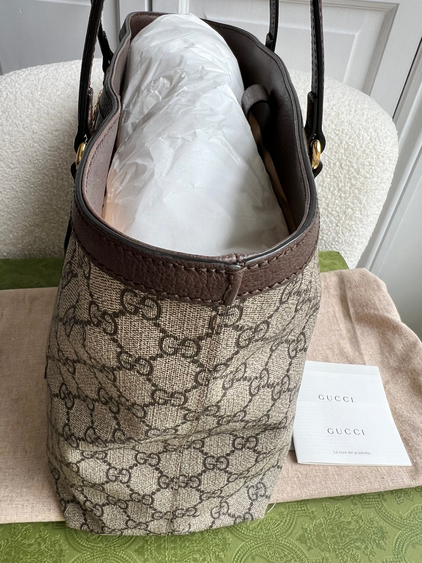 Gucci Ophidia GG Supreme Medium Tote