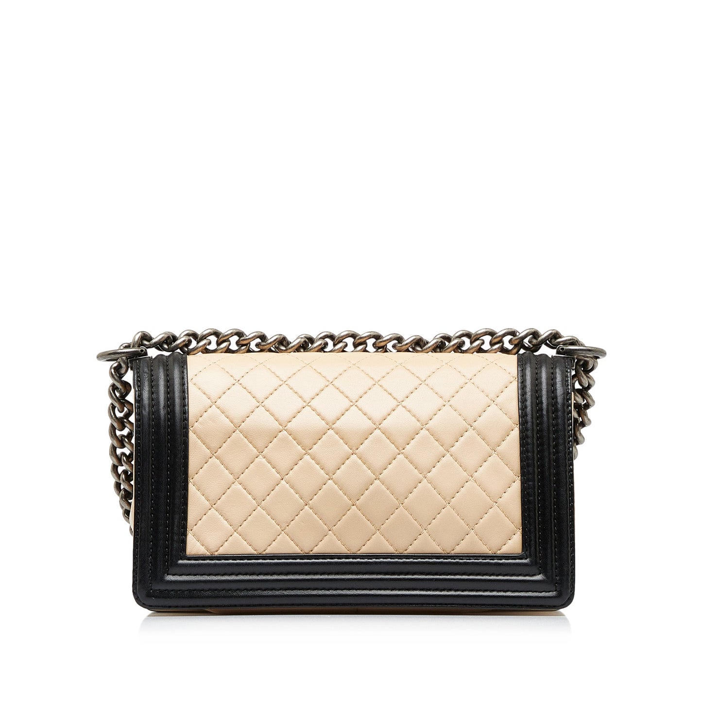 CHANEL Medium Bicolor Boy Shoulder Bag