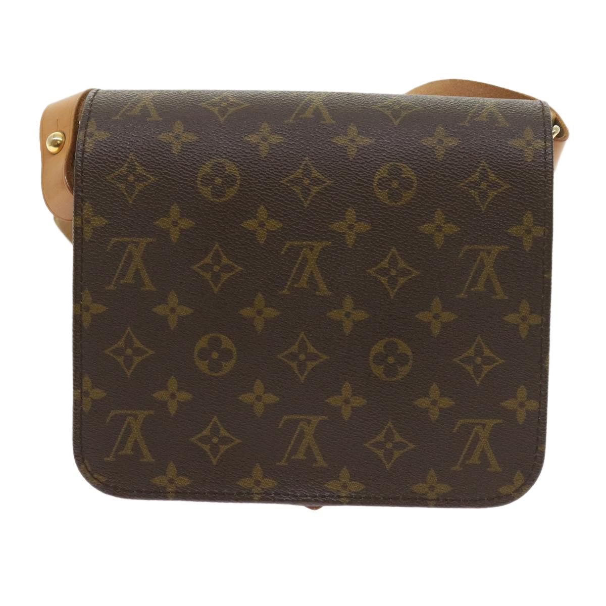 Louis Vuitton Cartouchière  Canvas Shoulder Bag ()