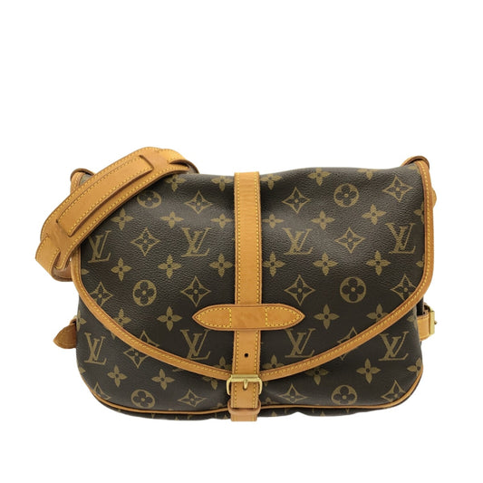 Louis Vuitton Saumur 30  Canvas Shoulder Bag ()