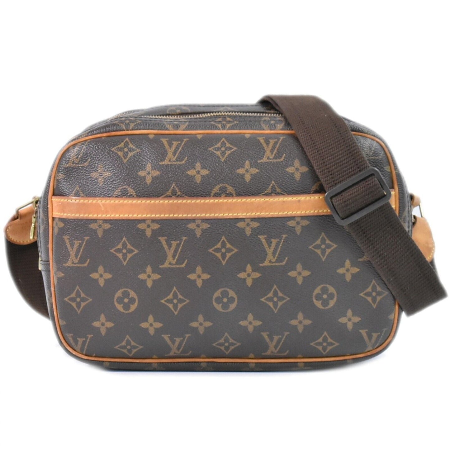 Louis Vuitton Reporter  Canvas Shoulder Bag ()