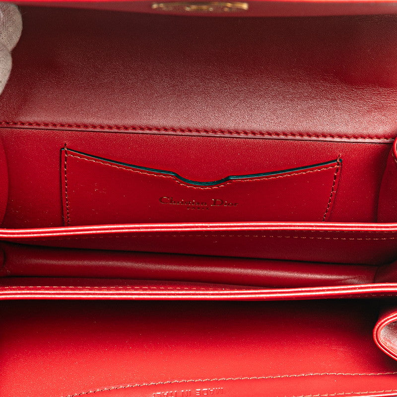 Christian Dior Leather Bee Clutch Bag