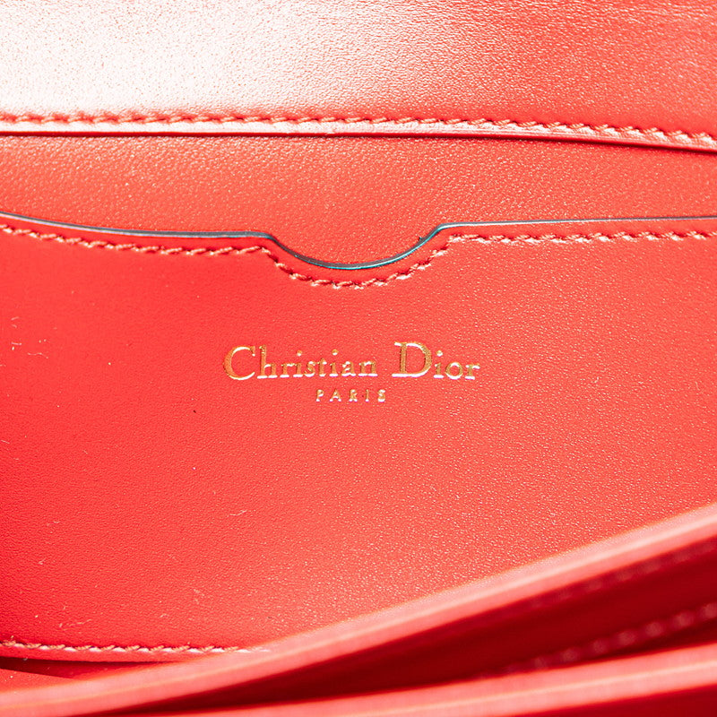 Christian Dior Leather Bee Clutch Bag