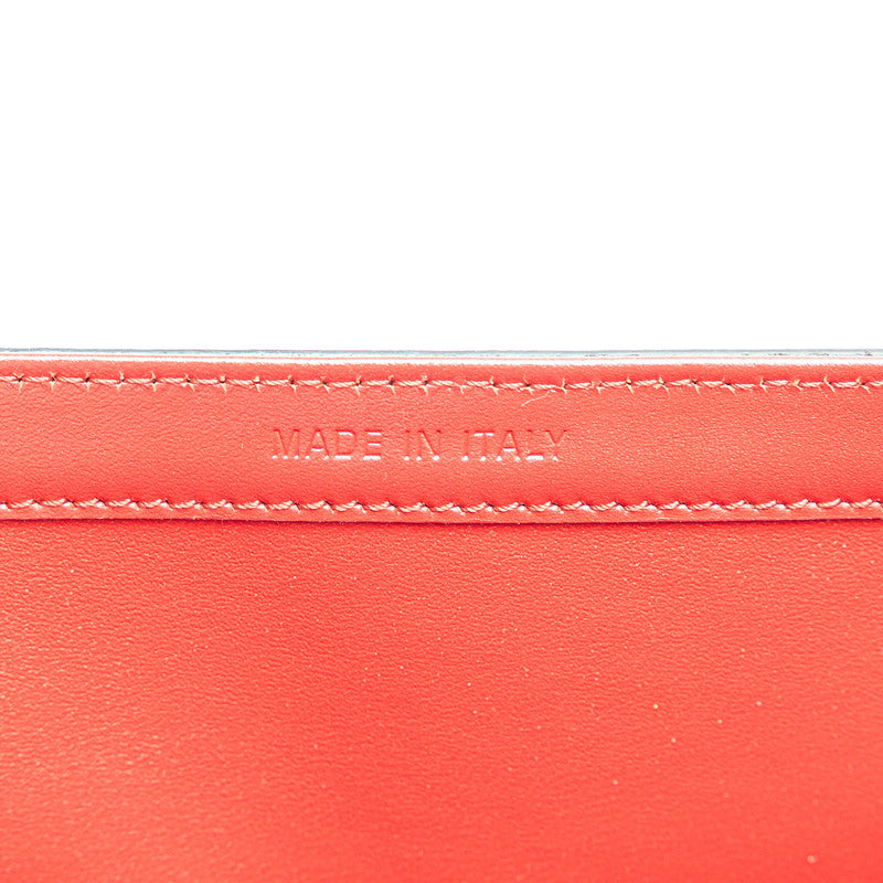 Christian Dior Leather Bee Clutch Bag