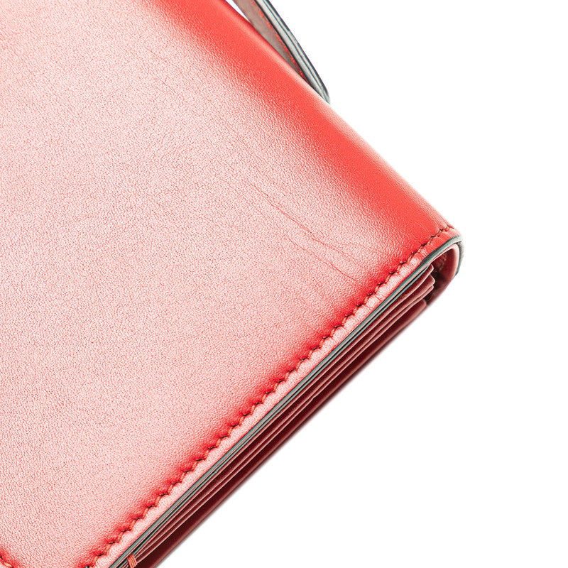 Christian Dior Leather Bee Clutch Bag