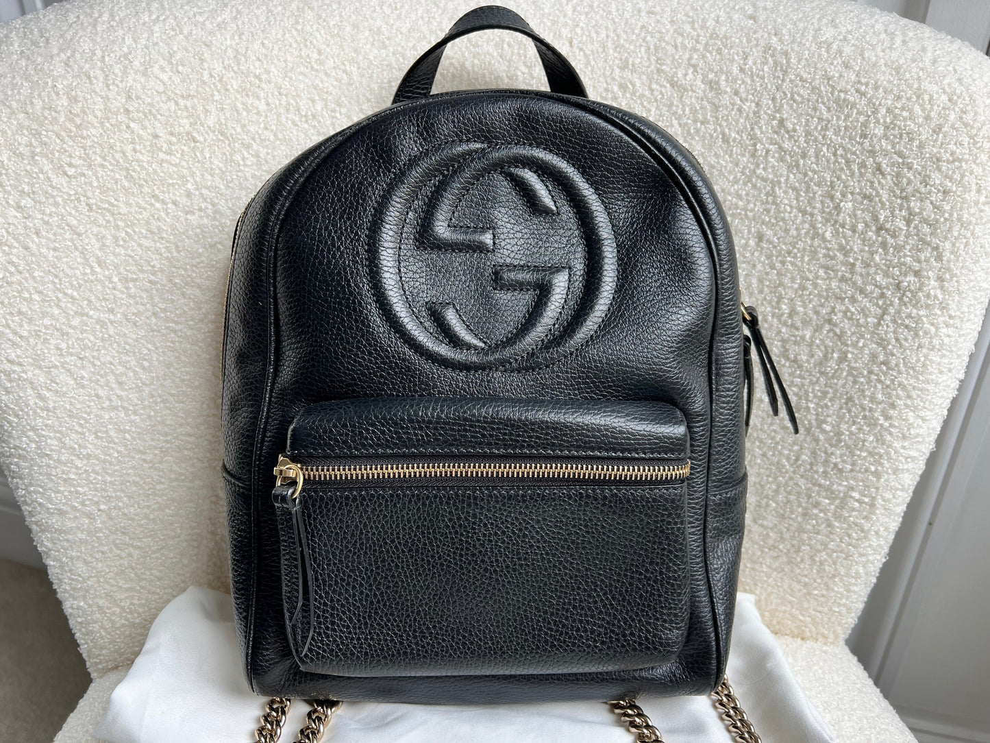 Gucci GG Black Soho Backpack