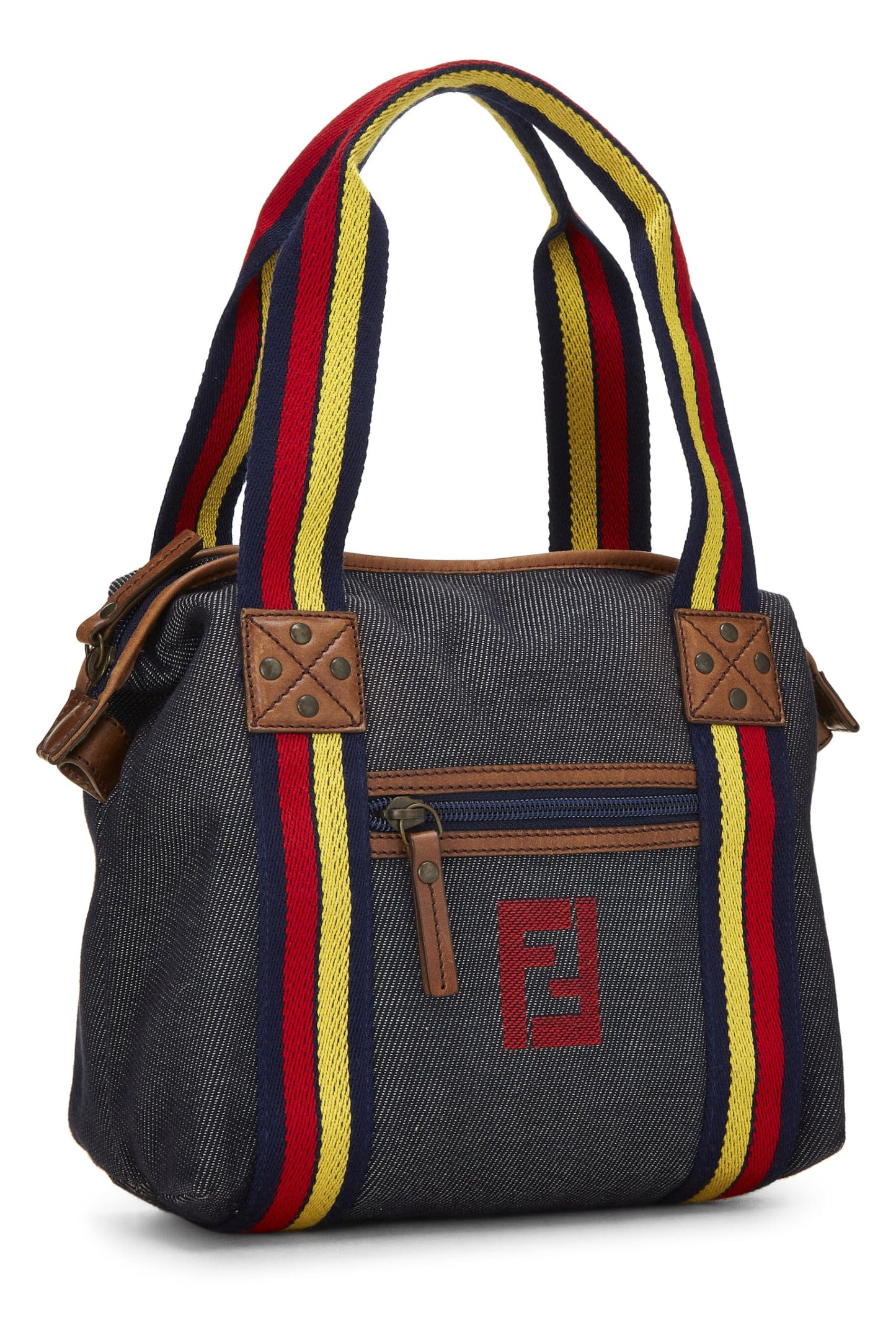 Fendi,  Multicolor Denim Handbag, Multi