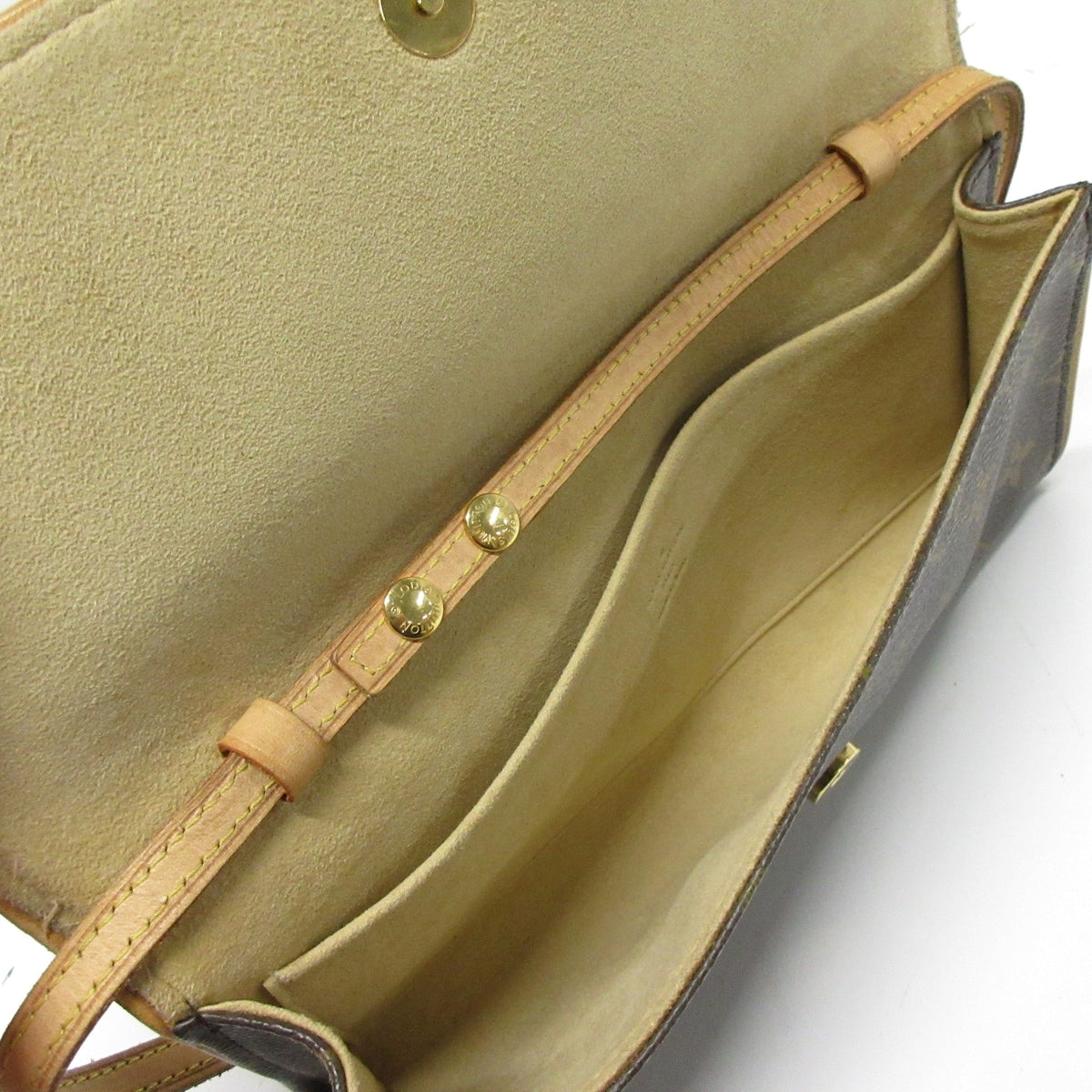 Louis Vuitton Pochette Twin  Canvas Shoulder Bag ()