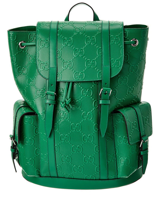 Gucci GG Leather Backpack