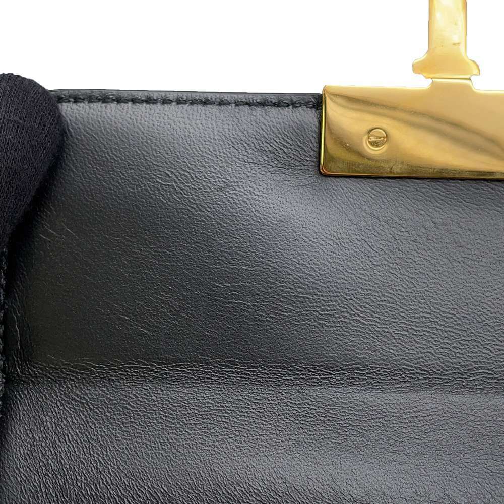 Dior Montaigne Shoulder Bag Blue/Navy Leather