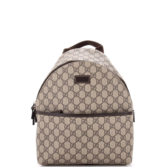 Front Pocket Backpack GG Coated Canvas Small