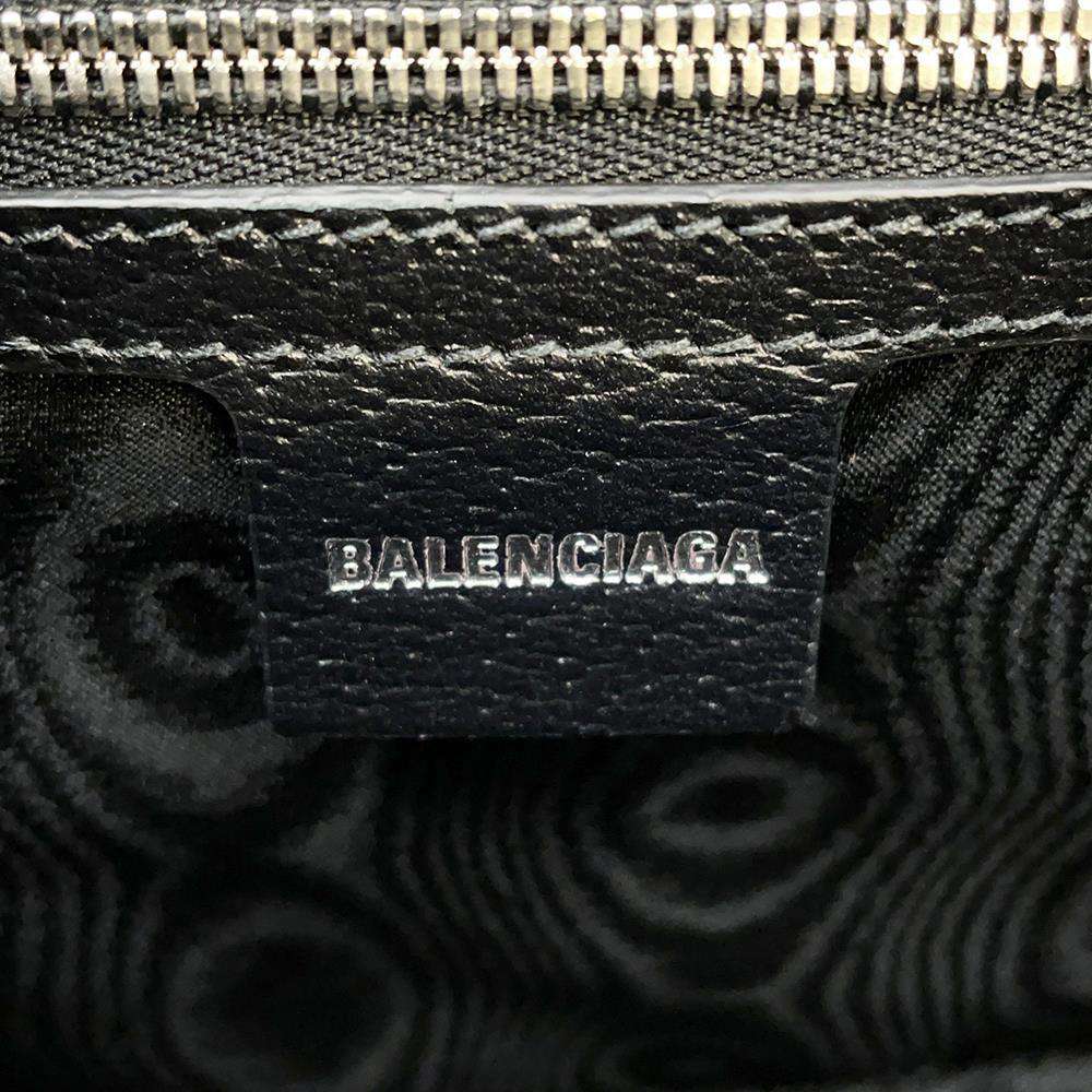 BALENCIAGA Gucci Collaboration The Hacker Project Shoulder Bag Black 680121 Canvas Leather