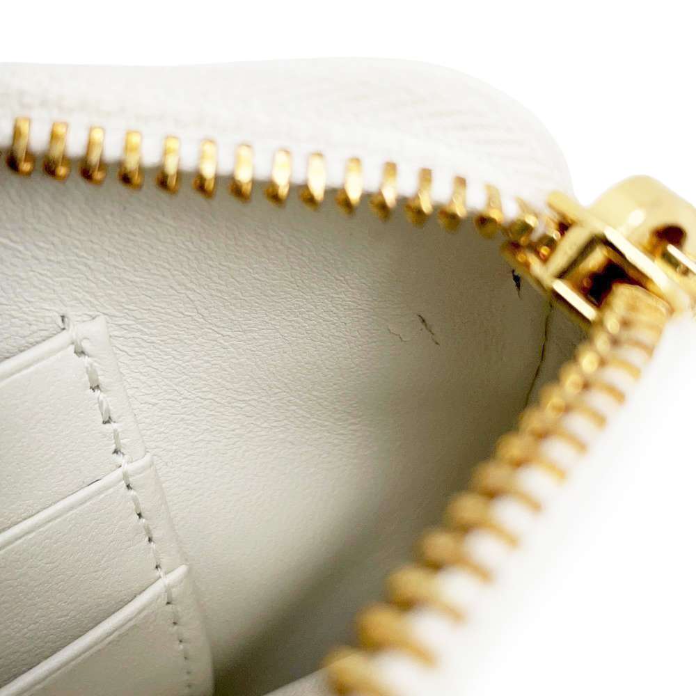 Dior Caro ChainShoulderPouch White S5125UWHC Leather