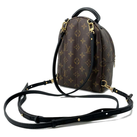 LOUIS VUITTON Palm Springs Backpack Noir M44873 Monogram Size MINI