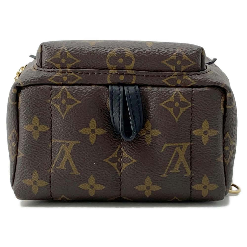 LOUIS VUITTON Palm Springs Backpack Noir M44873 Monogram Size MINI