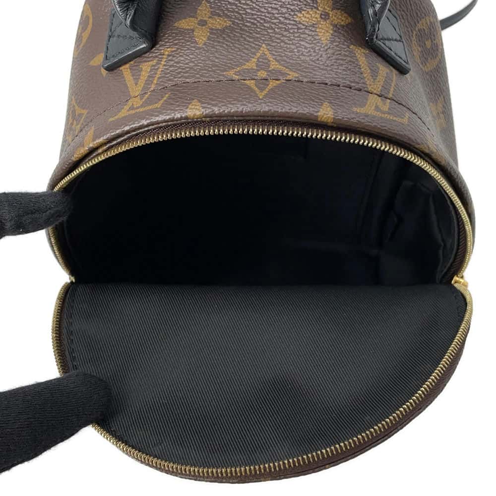 LOUIS VUITTON Palm Springs Backpack Noir M44873 Monogram Size MINI