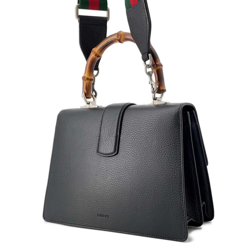 GUCCI Dionysus 2WAYBag Black 448075 Leather Size Medium