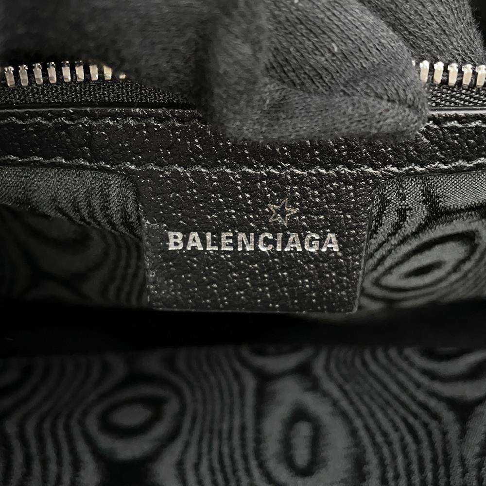 BALENCIAGA The Hacker Tote Bag Gucci collaboration Black 680127 Canvas Leather Size Large