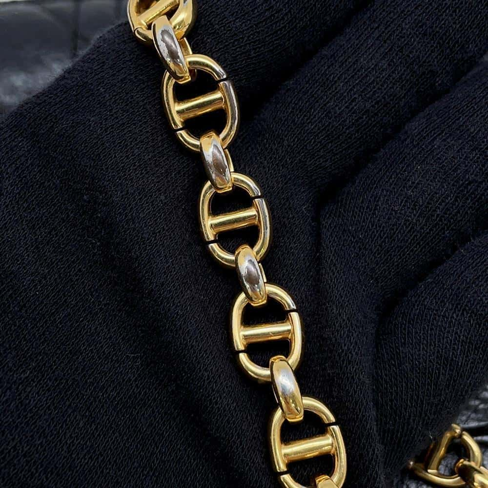 Dior Caro Every Cannage Chain Shoulder Black S5106UWHC Leather