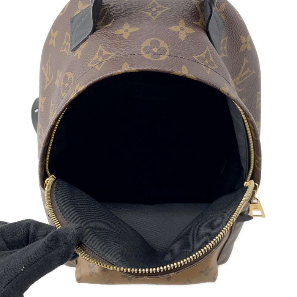 LOUIS VUITTON Palm Springs Backpack Noir M44870 Monogram Monogram Reverse Canvas Size PM